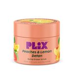 PLIX - THE PLANT FIX Peaches & Lemon Detan Bump Eraser Scrub (200g) | Removes Tan & Restores Skin’s Moisture, Reduces Dark Spots, Uneven Skin Tone, & Reveals Softer Smoother Skin