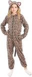 Kids Cheetah Onesie Leopard Costume