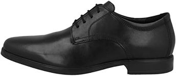 Clarks Men's Howard Walk Oxford, Black Leather, 8 UK