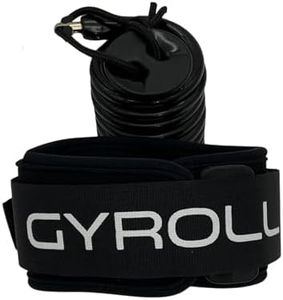 Gyroll Mike Stewart Variable Strap Bicep Leash - Black Coil, Black Cuff
