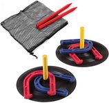 Win SPORTS Rubber Horseshoes Game S