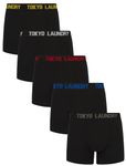 Tokyo Laundry Men's (5 Pack) Stretch Cotton Boxer Shorts Set