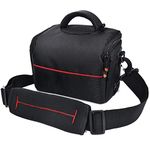 FOSOTO SLR Camera Bag Case, Compact Camera Case Bag Anti-shock Compatible for Sony A6000 A7, Nikon Coolpix B500 B600 L340 L330, Canon SX540 M50 Mirrorless Camera and Lense with Extra Rain Cover