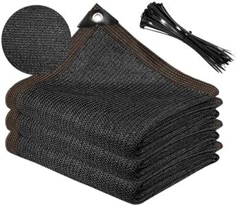 Shade Cloth for Garden 20x20ft, 70% Sunblock Mesh Tarp & Outdoor Sun Shade with Grommets, Sun Shade Outdoor Cover, Plant Covers Freeze Protection for Greenhouse, Kennel, Lawn, Patio