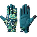 isilila Gardening Gloves for Women Ladies Rose Pruning Garden Gloves Breathable Comfortable Flexible Garden Working Gloves Thickened Palms Safety Work Gloves for Yard, Cleaning, Camping