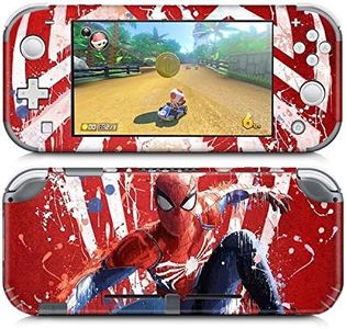 TGDPLUE Skin Sticker for Nintendo Switch Lite,Switch Lite Vinyl Protective Wrap Cover Sticker Full Set Skin Protective Film Sticker-Red