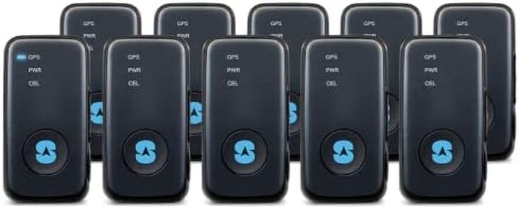 (10 Pack) Spytec GPS Mini GPS Tracker for Vehicles, Cars, Trucks, Loved Ones, Fleets, Hidden Tracker Device for Vehicles with Unlimited US & Worldwide Real-Time Tracking App - 4GLTE Super SIM Tracker