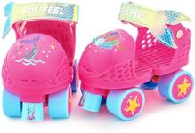 SULIFEEL Kids Adjustable Quad Roller Skates,Toddler Beginner Roller Skates for Girls and Boys Age 2-5 Years Old