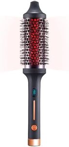 SUTRA IR Infrared Thermal Round Brush - Heated with Ionic Bristles for Straightening and Smoothing Fully Dried Hair, Volumizing, Reduces Styling Time, All Hair Types