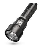 Sofirn SD09 Diving Torch Scuba Dive Flashlight Super Bright 3400 Lumen Underwater 100 Meters IPX8 Waterproof Diving Light LED Submarine Torches with Rechargeable Battery for Diving Fishing Caving