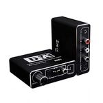 H-its Kabel - Digital Toslink to Analog + Stereo Converter : With Volume Adjustment : HIFI DAC Receiver Transmitter : DIGITAL TO ANALOG - TOSLINK COAXIAL TO RCA STEREO