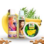 Hair Growth Package - Helps To Get Rid Of Extreme Hair Fall And Promotes Healthy Thick Hair Growth - Results In 90 Days On Prompt Usate - Traditionally Handcrafted