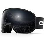Odoland OTG Ski Goggles with Anti-fog, Anti-glare Lens UV400 Protection Adult Snow Goggles, Double Spherical Goggles for Skiing Skating Snowmobiles and Snowboardsfor Men and Women BB