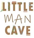 Little Man Cave: Wall Decal for Kids - Little Man Cave - 16.5" Tall x 16" Wide - Easy Application Wall Decor for Boys Bedrooms - Made in USA (Little Man Cave, Small)