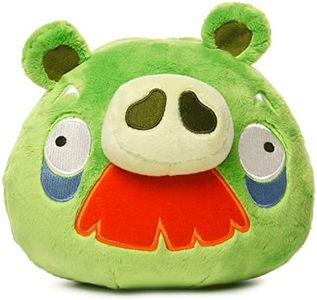 Mighty Mojo Angry Birds - Moustache Pig - 8 Inch Collectible Plush Doll - Officially Licensed - Super Soft, Cuddly Doll for Kids and Adults - Original Series