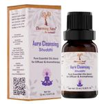 Aura Cleansing Essential Oils Blend for Diffuser & Aromatherapy by Charming Aura, Ideal for Aura Cleansing, Seven Chakra Healing, Sound Therapy, Reiky, Yoga, Meditation (Aura Cleansing, Pack of 1)