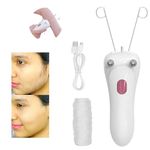 BRAINLE Slique Threading Tool Hair Removal Kit Flawless Facial Hair Remover Original Painless Epilator for Women, Eyebrow Trimmer, Upper Lip Hair Remover Threading Machine with Eyebrow Shaper