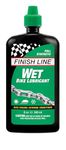 Finish Line Wet Chain Lube Cross Country, 8 oz, 240ml, Black