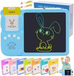 LCD Writing Tablet for Kids, 510 Sight Words Talking Flash Cards, Montessori Toys, Sensory Toys for Autistic Children, Preschool Kids Toys Age 3 4 5 Years Old Boys & Girls Xmars Birthday Gift Blue