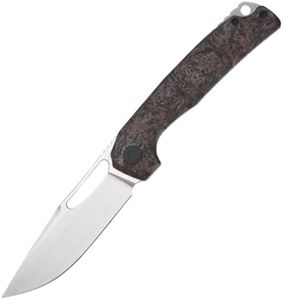 FerraMonster Pocket Knife, 3.5" M390 Blade Folding Knife Hunting Knife Survival Knife with Pocket Clip, EDC Knives for Hunting Camping Survival Outdoor Fishing Hiking (Copper&Grey)