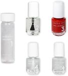 Dazzle Dry Mini Kit 4 Step System - Holly Berry - A semi-sheer true red. Semi-sheer cream. (5 Piece Kit / 5 Manicures)