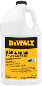 DEWALT Biodegradable Chainsaw Oil – High Performance, Non Toxic Professional Lubricant – Green, Eco-Friendly, Ultraclean, All Season Bar & Chain Lube, 1 GALLON, DXCC1202