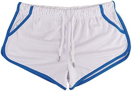 Alivebody Hombres Fitness Malla Atlético Pantalones Cortos para Corriendo Rutina de Ejercicio Nadando Secado rápido Ligero