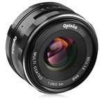 Opteka 35mm f/1.7 HD MC Manual Focus Prime Lens for Fuji X Mount APS-C Digital Cameras