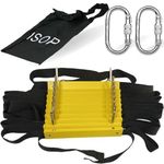 Fire Escape Ladder 2 Story 4 m | Rope Ladder Fire Escape for Homes 2d Floor | Portable, Lightweight & Compact | Emergency Escape Ladders | Rope Ladders for Adults and Kids | Certified