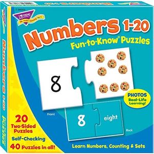 Trend Fun to Know Puzzles, Numbers 1 to 20 (T36003)