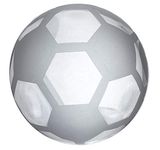 Amlong Crystal Soccer Ball Paperweight 3.5" with Gift Box