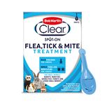 Bob Martin Clear Spot On Flea Treatment for Small Pets (Rabbits, Hamsters, Guinea Pigs & Ferrets) - Protect Against Fleas, Ticks, Lice & Mites (1 Pipette)