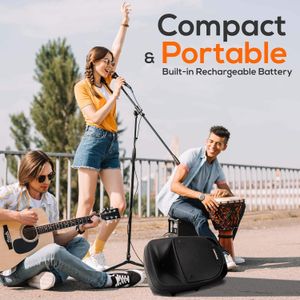 Pyle 1200W Bluetooth PA Speaker – Portable Wireless Sound System