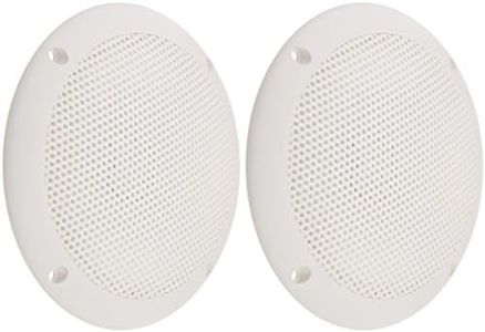 PQN Audio ECO50-4W Waterproof Marine Speakers - RV, Camper, Boat, Wall and Floor Outdoor Speakers