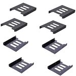 2.5" to 3.5" SSD HDD Hard Drive Adapter Bay Holder Mounting Bracket (8 Pack)