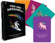 You Are Awesome!!! Fun Illustrated Positive Affirmation Cards - 52 Daily Inspirational and Motivational Messages with light hearted and awesome Illustrations - Self Help with a Fun Twist.