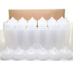 120mL LDPE Unicorn Plastic Thin Tip Dropper Bottles 4oz Free Mini Funnel (12 Pack)