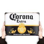 Clolinse Corona Beer Signs | Man Cave Decor | Bar Vintage Metal Tin Signs | Garage Retro Home decor | Wall Poster Funny Cool Things Stuff For House Shop Room Coffee 8 * 12 Inch