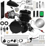 UBESTBOARD Bicycle Motor Kit 80cc 2 Stroke Engine Motorized Bike Motor Kit for 26"-28" Bicycles Petrol Gas Powered Bike Motor Kit Upgrade with Digital Speedometer & 3L Fuel Tank