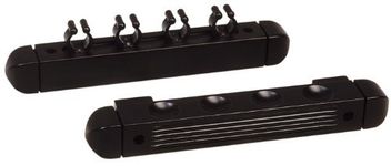 Cue Wall Rack Holds 4 Cues - Black