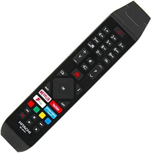 Telecomando TV originale RC43141P compatibile con Hitachi 55HK6200U 65HL7200U 32HE2200U 32HEV220U 43HK6100UA 43HK6200U Smart 4K UHD HDR LED