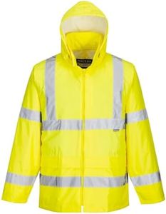 Portwest Hi Vis Rain Jacket Yellow