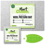 Wool Pressing Mat for Quilting , Wool Ironing Mat for Quilters, Iron Mat for Table Top Ironing Board Tabletop, Quilting Supplies, Sewing Supplies Notions, Sewing Accessories and Supplies, Ironing Pad