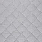 Mook Fabrics Quilted Heat-Tex 070219, Silver/Grey