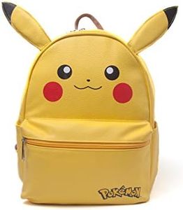 Difuzed Women's Pokemon Backpack (Pack of 1), Yellow (yellow), 41 centimeters, Kids Backpack