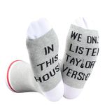 Singer Music Album Inspired Gift Socks Music Lover Gift Singer's Merchandise Novelty Socks for Singer Fans (Listen Version CA)