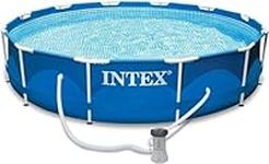 INTEX 28212UK Metal Frame Pool Set, Blue, 12 ft x 30-Inch