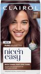 Clairol Nice n’ Easy Pure Brunettes Hair Colour | Pure and Rich Brown Tones | Smooth, Natural Hair Colour | With Pre-Colour Serum | 100% Grey Coverage | 5BB Medium Blush Brown| Permanent Hair Dye