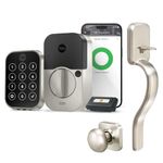 Yale Assure Lock 2 Key-Free Touchscreen with Wi-Fi and Ridgefield Handle in Satin Nickel