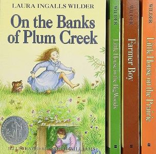 Little House 4-Book Box Set: Little House in the Big Woods, Farmer Boy, Little House on the Prairie, on the Banks of Plum Creek